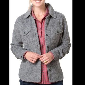 Toad&Co Boxcan Sherpa Overshirt in Gray
